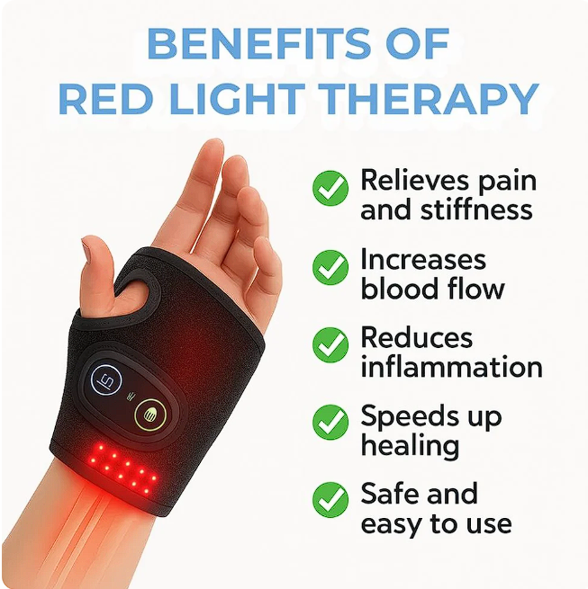 Electric Heating Infrared Light Wristband